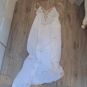 Guess white flowy dress